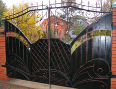 кованые ворота в москве 